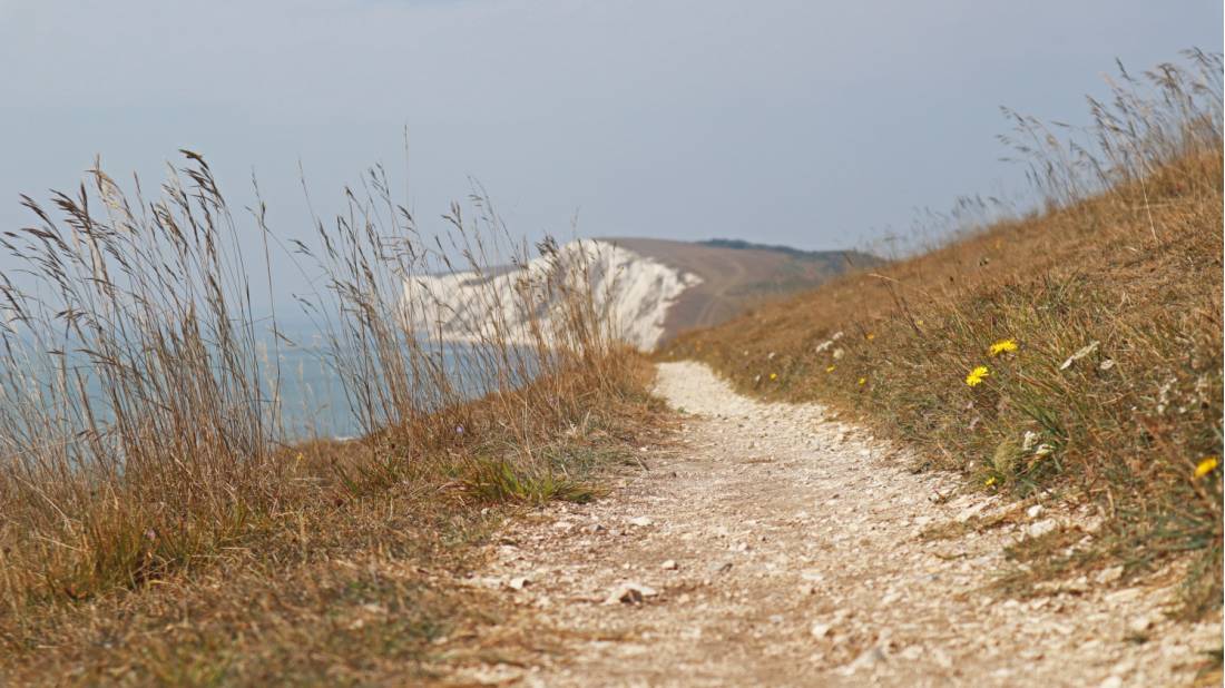 Coastal walk on the Isle of Wight