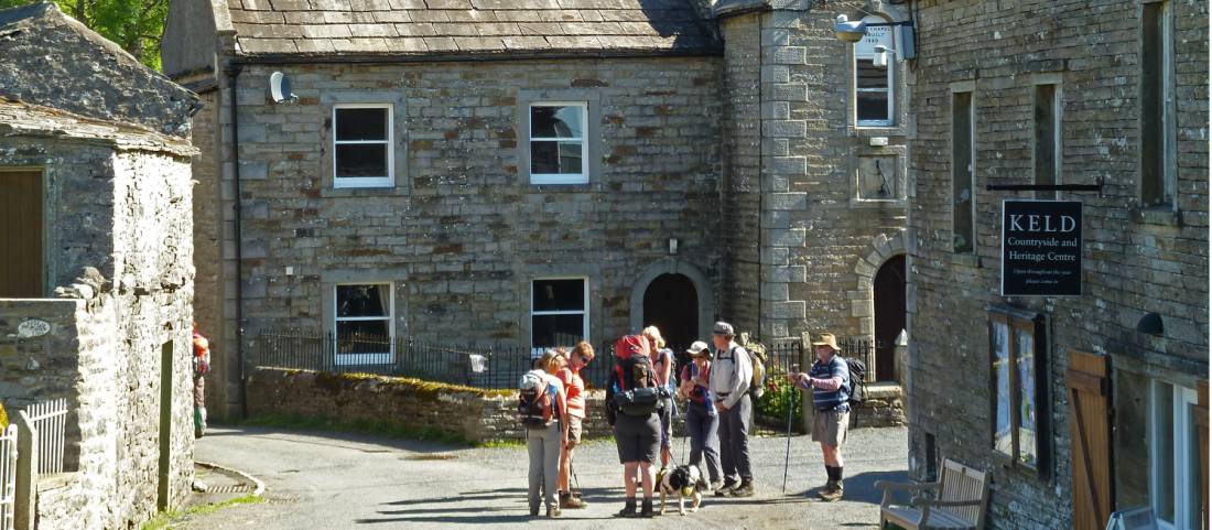 Walkers setting off for another beautiful day on UK's Coast to Coast trail |  <i>John Millen</i>