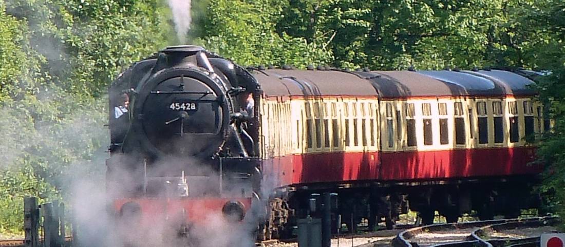 North York moors Railway at Grosmont, England