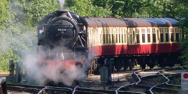 North York moors Railway at Grosmont, England