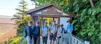 Our group at the start of Hadrian's Wall Path across England | John Millen
