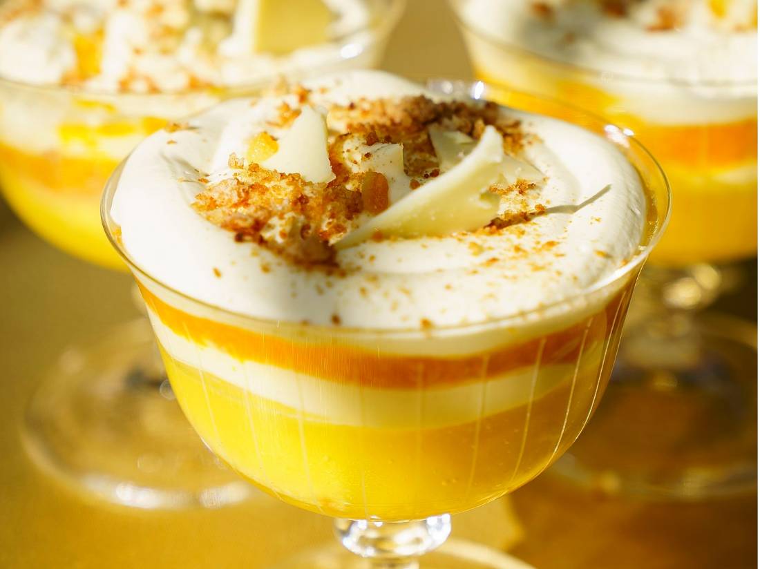 Lemon Swiss roll and amaretti trifle |  <i>Jonathan Vines</i>