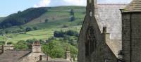 Reeth village view and Wesleyan church | John Millen