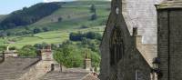 Reeth village view and Wesleyan church | John Millen