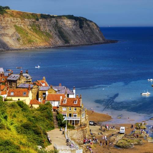 Robin Hoods Bay, the end point of the Coast to Coast walk