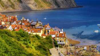 Robin Hoods Bay, the end point of the Coast to Coast walk