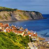 Robin Hoods Bay, the end point of the Coast to Coast walk