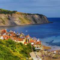 Robin Hoods Bay, the end point of the Coast to Coast walk