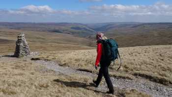 Reaching the Great Shunner Summit, Yorkshire Dales