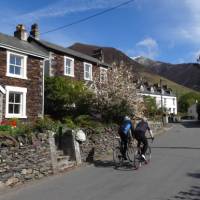 Cyclists  through Threlkeld | John Millen