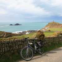Taking a break at Cape Cornwall