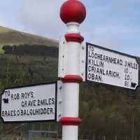 Signposting on the Rob Roy Way