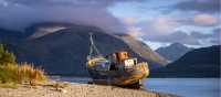 The Shipwreck near Fort William with Ben Nevis beyond | Kenny Lam