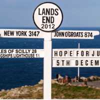 Signpost at Land's End, Cornwall | Adam Burton