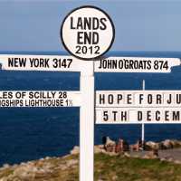 Signpost at Land's End, Cornwall | Adam Burton
