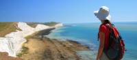 Looking towards the Seven Sisters, South Downs Way