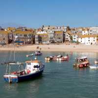 The pretty beach at St Ives in Cornwall