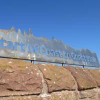 At the start of Wainwright's famous Coast to Coast walk | John Millen