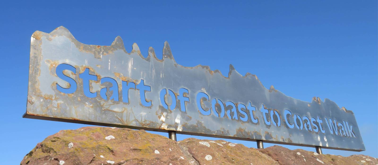 At the start of Wainwright's famous Coast to Coast walk | John Millen