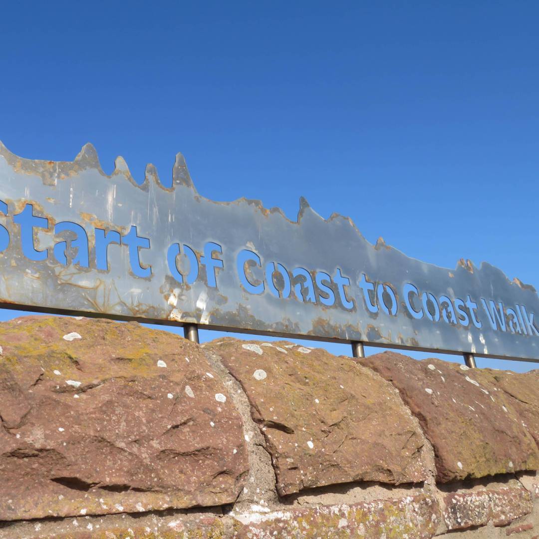 At the start of Wainwright's famous Coast to Coast walk | John Millen