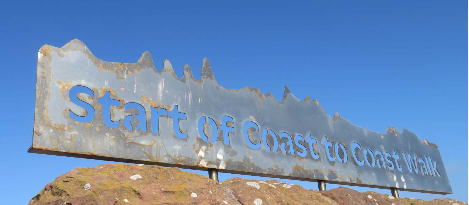 At the start of Wainwright's famous Coast to Coast walk | John Millen