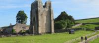 Walkers leaving Shap Abbey | John Millen