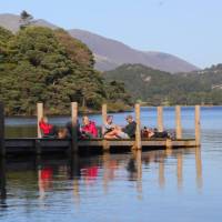 Waiting for the ferry at Hawes End Jetty | John Millen