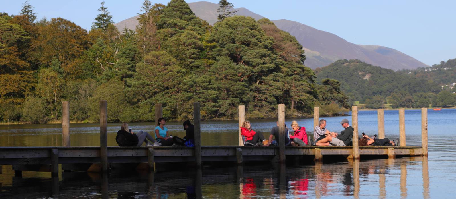 Waiting for the ferry at Hawes End Jetty | John Millen