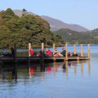 Waiting for the ferry at Hawes End Jetty | John Millen