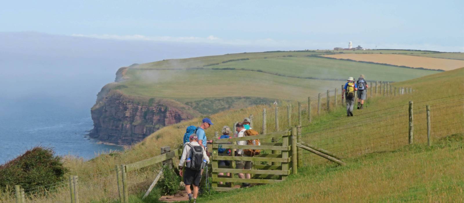 Walking towards Fleswick Bay | John Millen