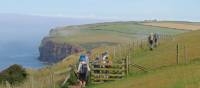 Walking towards Fleswick Bay | John Millen