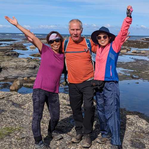We did it! Robin Hood's Bay Coast to Coast
