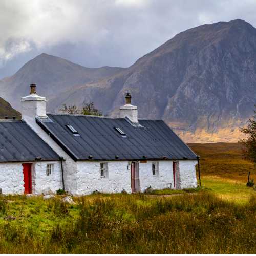 Blackrock Cottage in Glencoe - famous in the Scottish Highlands