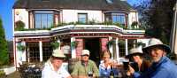 A well earned drink at 'Fiddlers' Pub Drumnadrochit