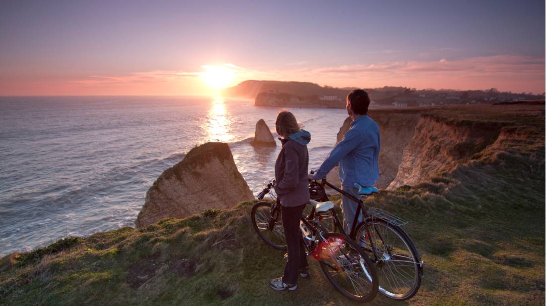 Watch the sun set over the famous Needles, Isle of Wight |  <i>visitisleofwight.co.uk</i>