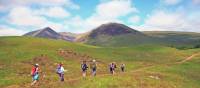 Walking in the hills on the West Highland Way