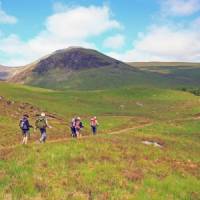 Walking in the hills on the West Highland Way