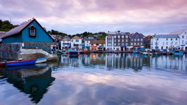 Reflections in Mevagissey Harbour