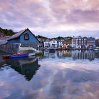 Reflections in Mevagissey Harbour