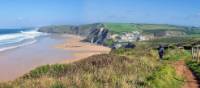 Stunning views over the Atlantic Ocean at Watergate Bay in Cornwall | Graham-H