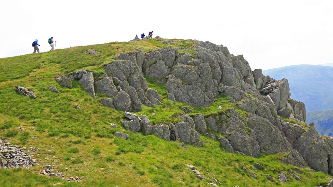 At Kidsty Pike; the highest point on the Coast to Coast walk |  <i>John Millen</i>