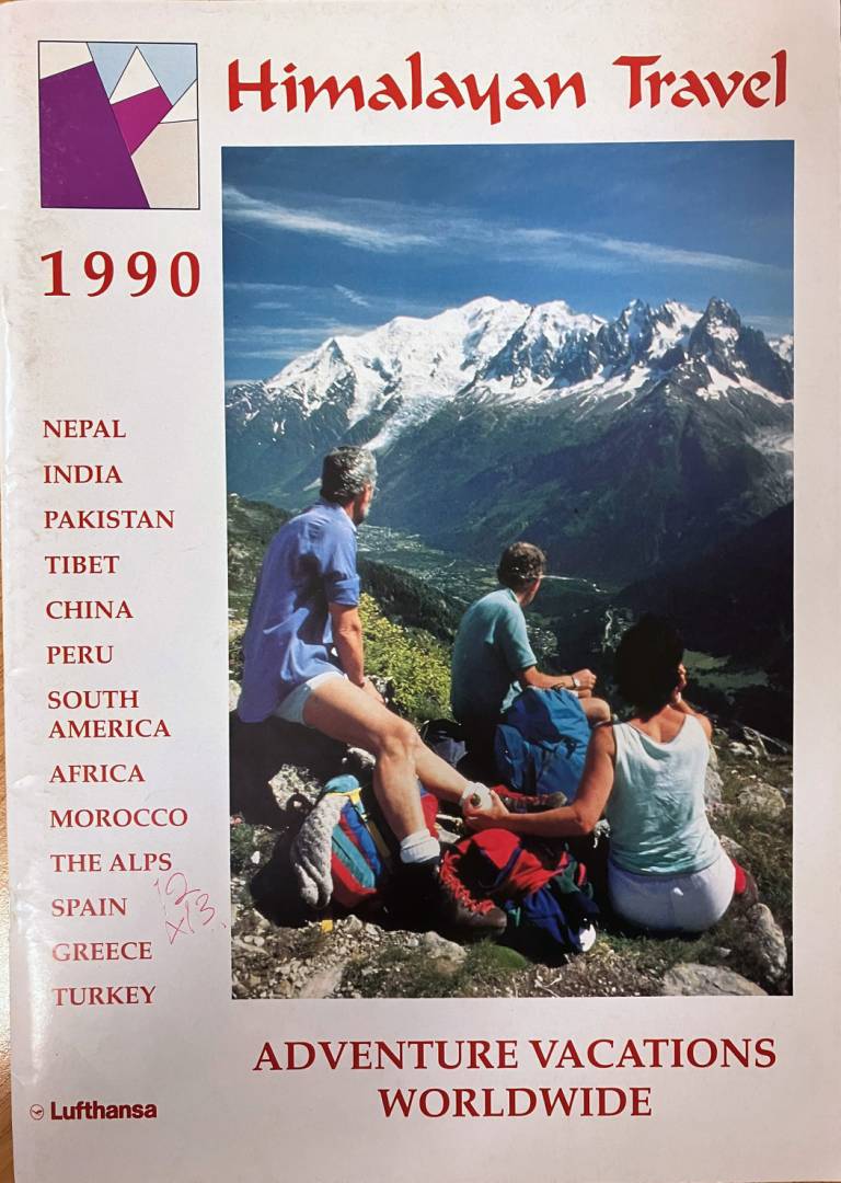 Still offering Himalayan Travel with Sherpa Expeditions in 1990