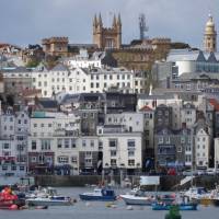 Town front at St. Peter Port, Guernsey Island | John Millen