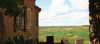 View  from town walls, Cordes