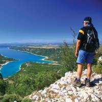 Above Lac de Sainte Croix