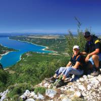 Above Lac de Sainte Croix