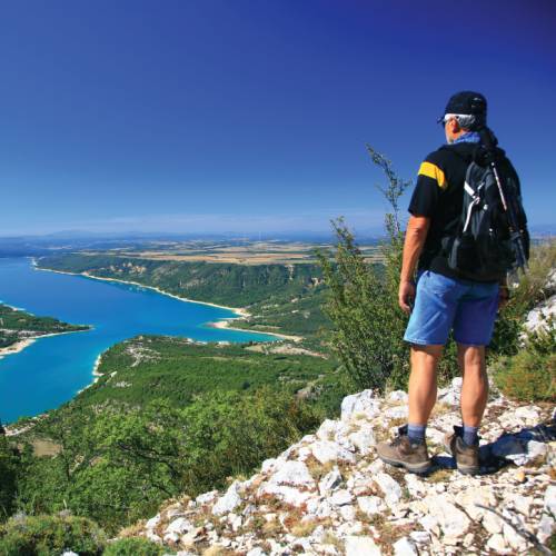 Above Lac de Sainte Croix