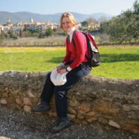 Resting near Lourmarin