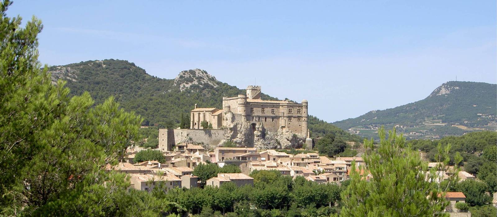 The chateau at Le Barroux in Provence