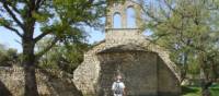 The romanesque Sainte-Marie chapel in Buoux